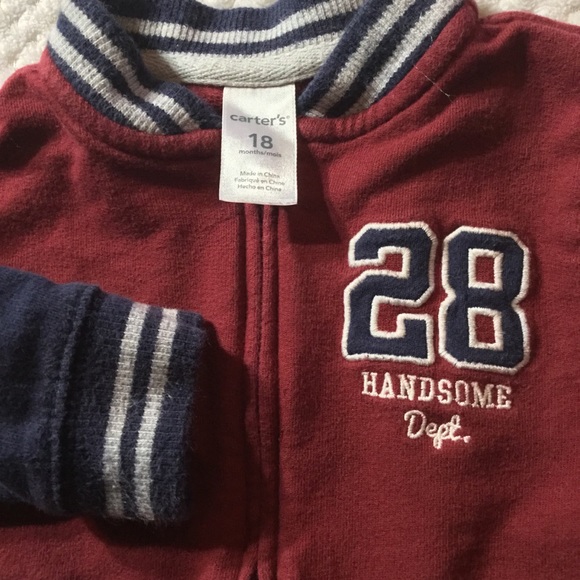 CARTER’S size 18 month VARSITY JACKET NWOT - Picture 2 of 4